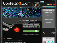 Tablet Screenshot of confettixl.com